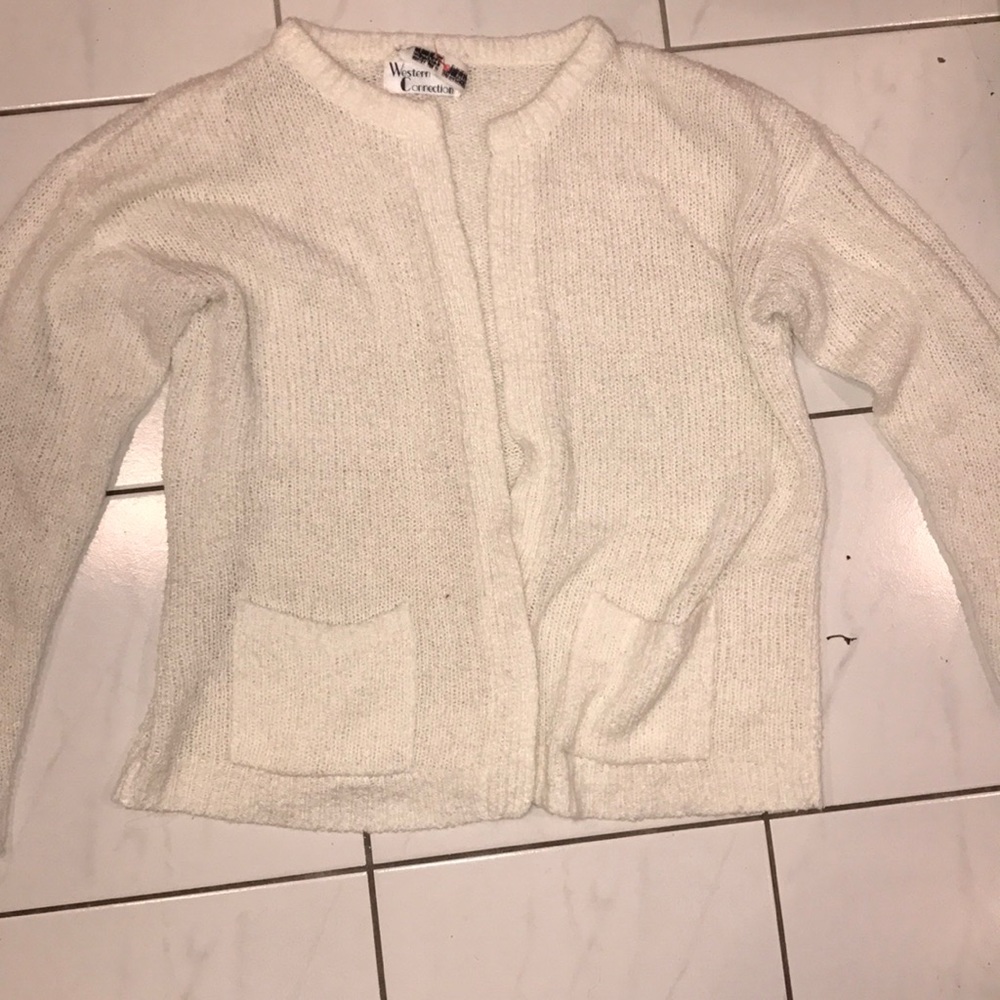 COMFY white sweater